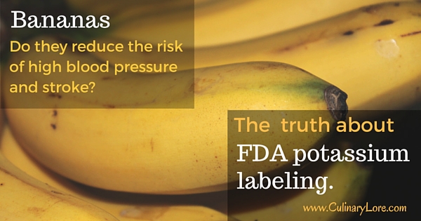 Tillät FDA bananindustrin att säga att bananer minskar risken för högt blodtryck och stroke?